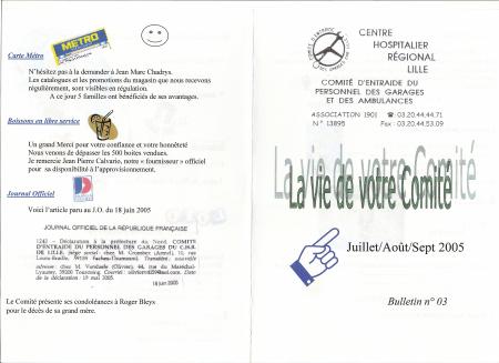 Juillet/Sept 2005